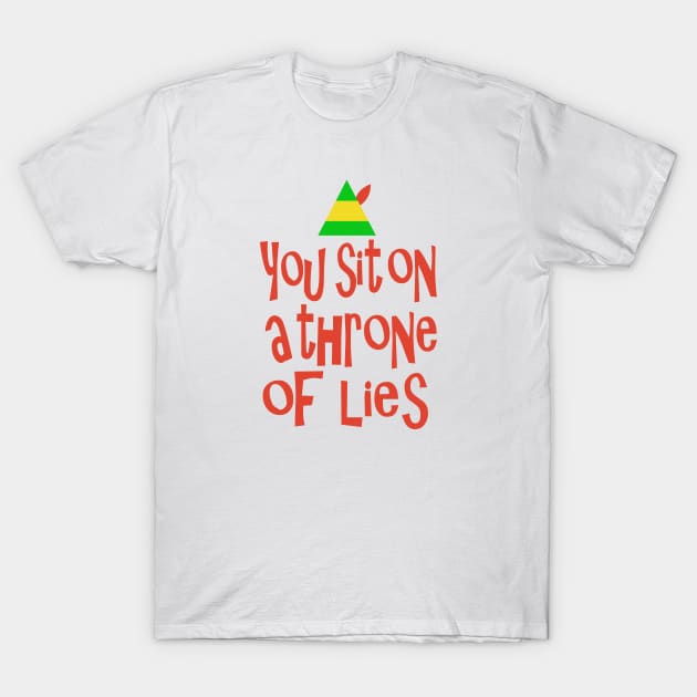 Throne of Lies T-Shirt by flimflamsam